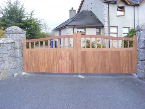 Hardwood gates