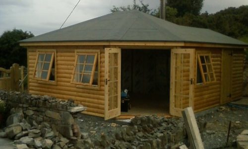 log cabin-office